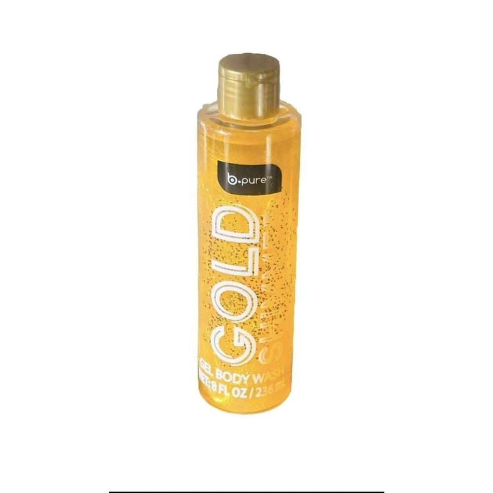B.Pure Gold Shimmer Gel Body Wash –  (8 oz / 236 ml )